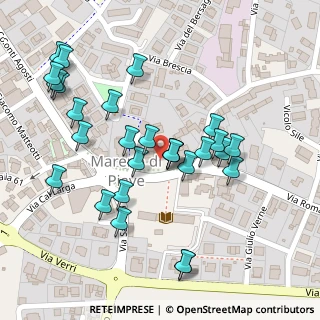 Mappa Piazza Municipio, 31010 Mareno di Piave TV, Italia (0.12143)