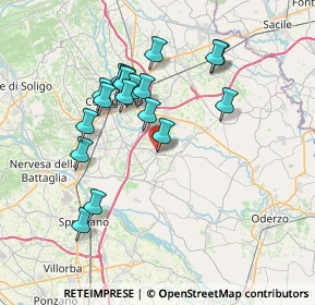 Mappa Piazza Municipio, 31010 Mareno di Piave TV, Italia (6.735)