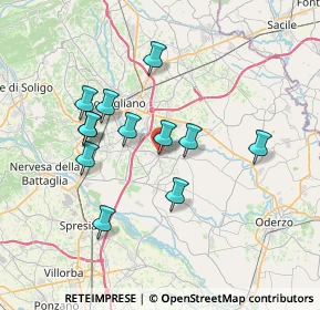 Mappa Piazza Municipio, 31010 Mareno di Piave TV, Italia (6.32333)