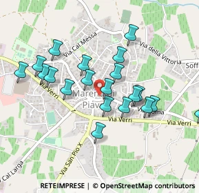 Mappa Piazza Municipio, 31010 Mareno di Piave TV, Italia (0.43)