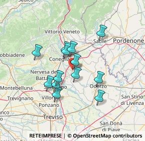 Mappa Piazza Municipio, 31010 Mareno di Piave TV, Italia (10.79538)