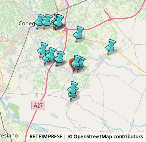 Mappa Piazza Municipio, 31010 Mareno di Piave TV, Italia (3.13611)