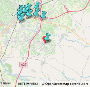Mappa Piazza Municipio, 31010 Mareno di Piave TV, Italia (5.35467)
