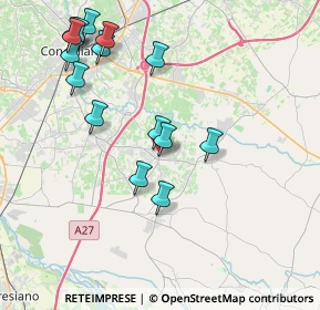 Mappa Piazza Municipio, 31010 Mareno di Piave TV, Italia (4.21867)