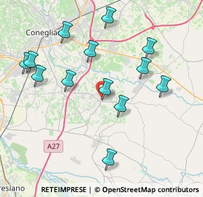 Mappa Piazza Municipio, 31010 Mareno di Piave TV, Italia (4.08923)