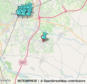 Mappa Piazza Municipio, 31010 Mareno di Piave TV, Italia (5.49833)
