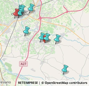 Mappa Piazza Municipio, 31010 Mareno di Piave TV, Italia (4.63)