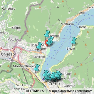 Mappa Via Plinio, 22012 Cernobbio CO, Italia (2.59)
