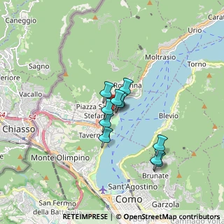 Mappa Via Plinio, 22012 Cernobbio CO, Italia (1.10636)