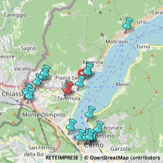 Mappa Via Plinio, 22012 Cernobbio CO, Italia (2.377)