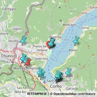 Mappa Via Plinio, 22012 Cernobbio CO, Italia (2.1305)