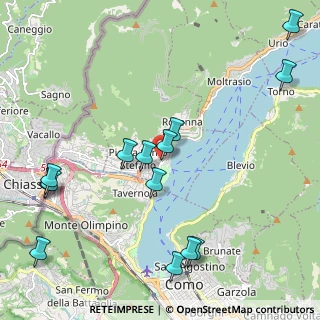 Mappa Via Plinio, 22012 Cernobbio CO, Italia (2.49071)