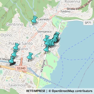 Mappa Via Plinio, 22012 Cernobbio CO, Italia (0.441)