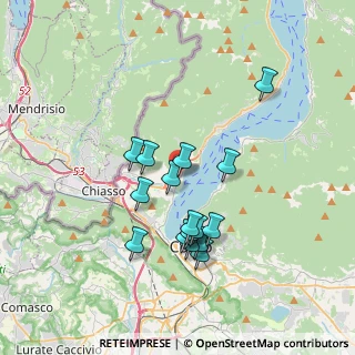 Mappa Via Plinio, 22012 Cernobbio CO, Italia (3.14125)