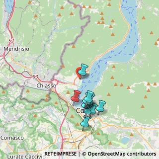 Mappa Via Plinio, 22012 Cernobbio CO, Italia (3.43091)