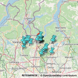 Mappa Via Plinio, 22012 Cernobbio CO, Italia (9.9205)