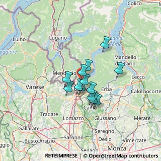Mappa Via Plinio, 22012 Cernobbio CO, Italia (8.56538)