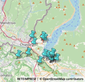 Mappa Via Battista Mondelli, 22012 Cernobbio CO, Italia (3.32333)