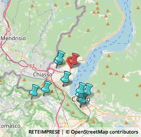 Mappa Via Battista Mondelli, 22012 Cernobbio CO, Italia (3.05333)