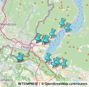 Mappa Via Battista Mondelli, 22012 Cernobbio CO, Italia (3.20462)