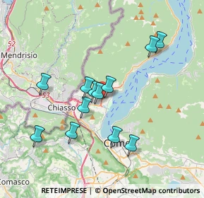 Mappa Via Battista Mondelli, 22012 Cernobbio CO, Italia (3.26917)