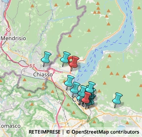 Mappa Via Battista Mondelli, 22012 Cernobbio CO, Italia (3.68389)