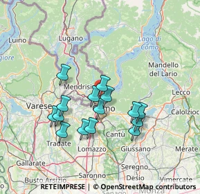 Mappa Via Battista Mondelli, 22012 Cernobbio CO, Italia (12.17867)