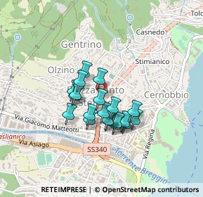 Mappa Via Battista Mondelli, 22012 Cernobbio CO, Italia (0.298)
