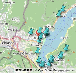 Mappa Via Battista Mondelli, 22012 Cernobbio CO, Italia (2.096)
