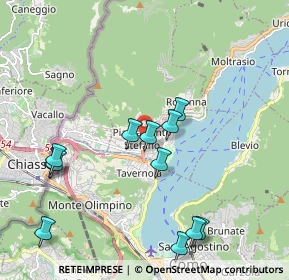 Mappa Via Battista Mondelli, 22012 Cernobbio CO, Italia (2.10417)