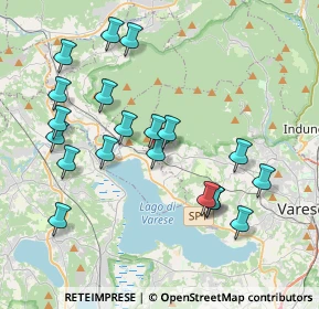 Mappa Via G. Borghi, 21025 Comerio VA, Italia (3.986)