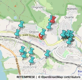 Mappa Via G. Borghi, 21025 Comerio VA, Italia (0.5225)