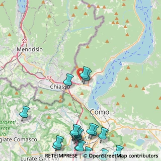 Mappa Via Nazario Sauro, 22012 Cernobbio CO, Italia (6.42947)