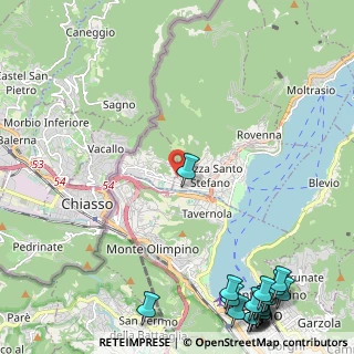 Mappa Via Nazario Sauro, 22012 Cernobbio CO, Italia (3.751)