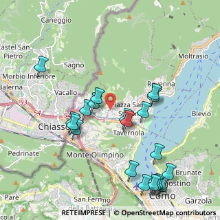 Mappa Via Nazario Sauro, 22012 Cernobbio CO, Italia (2.265)