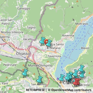 Mappa Via Nazario Sauro, 22012 Cernobbio CO, Italia (3.56625)