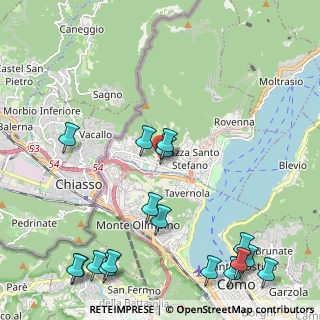 Mappa Via Nazario Sauro, 22012 Cernobbio CO, Italia (2.88353)