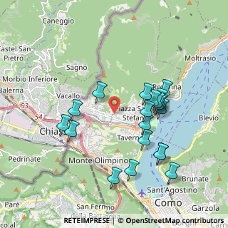 Mappa Via Nazario Sauro, 22012 Cernobbio CO, Italia (1.836)