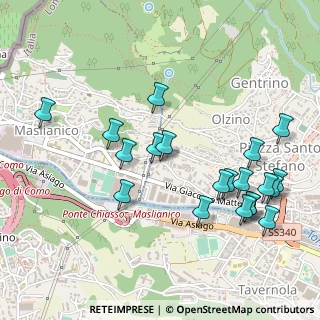 Mappa Via Nazario Sauro, 22012 Cernobbio CO, Italia (0.549)