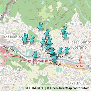 Mappa Via Nazario Sauro, 22012 Cernobbio CO, Italia (0.346)