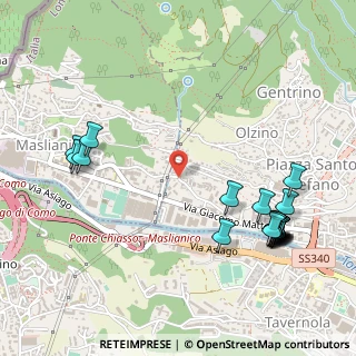 Mappa Via Nazario Sauro, 22012 Cernobbio CO, Italia (0.6405)