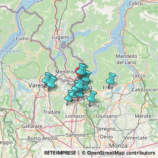 Mappa Via Nazario Sauro, 22012 Cernobbio CO, Italia (9.145)