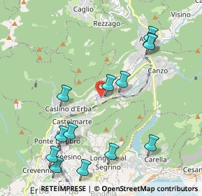 Mappa Via delle Marcite, 22030 Castelmarte CO, Italia (2.31462)