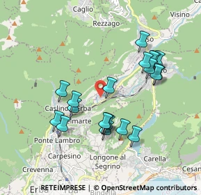 Mappa Via delle Marcite, 22030 Castelmarte CO, Italia (1.779)