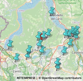 Mappa Via delle Marcite, 22030 Castelmarte CO, Italia (8.6945)