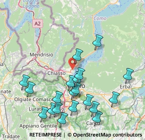 Mappa 22012 Cernobbio CO, Italia (8.855)