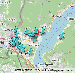 Mappa 22012 Cernobbio CO, Italia (1.9415)