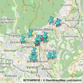 Mappa Via Patrioti, 21056 Induno Olona VA, Italia (1.45875)