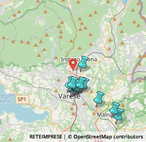 Mappa Via Cesariano, 21056 Induno Olona VA, Italia (3.32273)