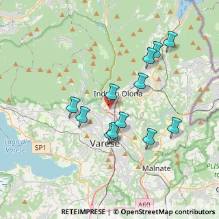 Mappa Via Cesariano, 21056 Induno Olona VA, Italia (3.42583)